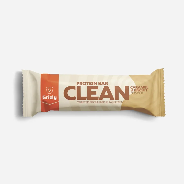 CLEAN Baton proteinowy o smaku ciasteczek i karmelu 8 x 55 g